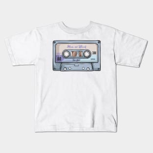 Men at Work Vintage Classic Cassette Tape Kids T-Shirt